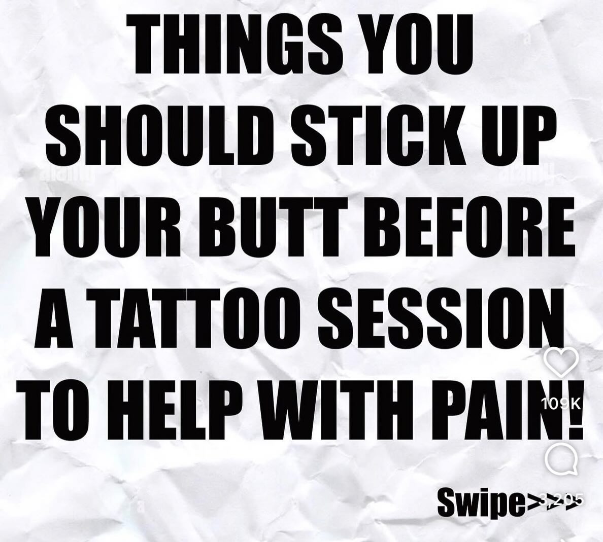 This is just suggestions if you like pain