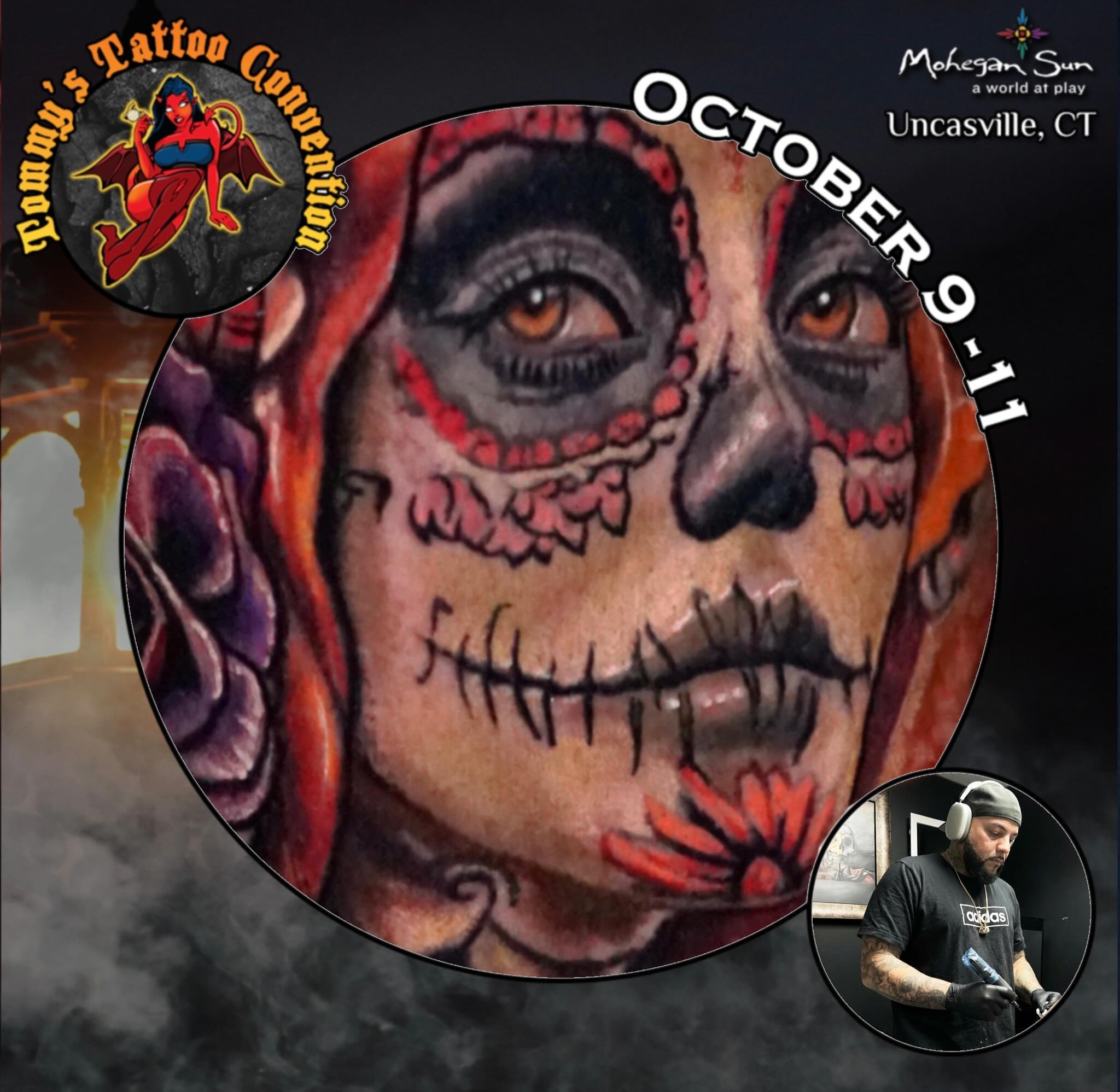 Next weekend I’m gonna be in Mohegan Sun Tattoo one at the Darkside booth